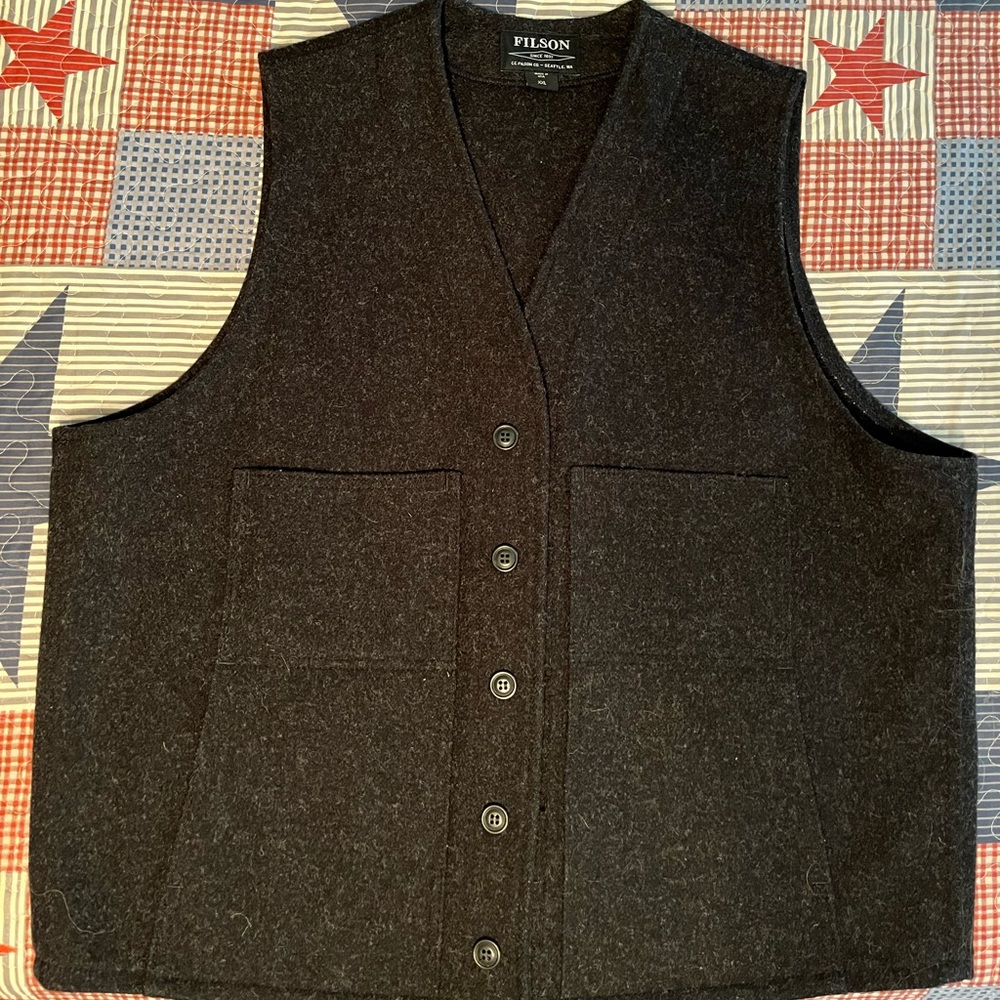 Filson Mackinaw Wool Vest XXL